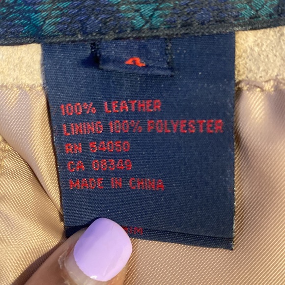 Ralph Lauren leather skirt size 4 - Picture 4 of 6